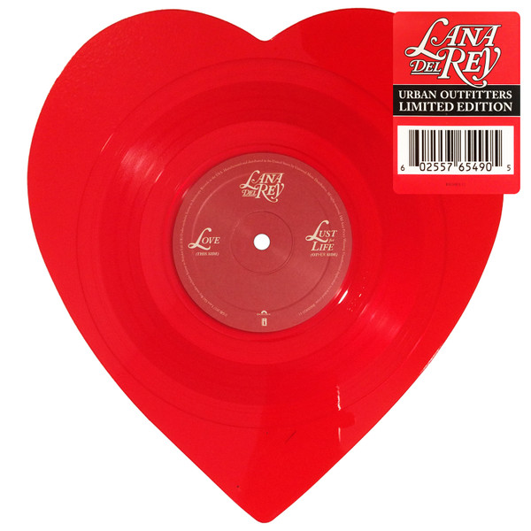 Del Love / For Life (2017, Red Translucent Heart-Shaped, Vinyl) - Discogs