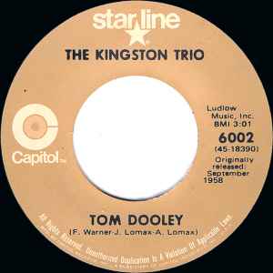 Kingston Trio - Tom Dooley / M.T.A. album cover