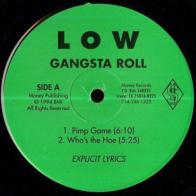 Low – Gangsta Roll (1994, Vinyl) - Discogs