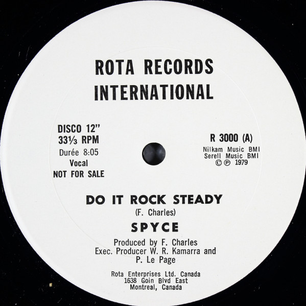 Spyce – Do It Rock Steady (1979, Vinyl) - Discogs