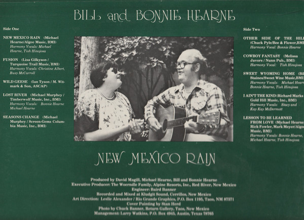 Album herunterladen Bill And Bonnie Hearne - New Mexico Rain