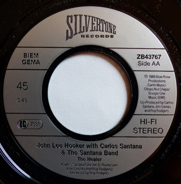 descargar álbum Download John Lee Hooker With Bonnie Raitt John Lee Hooker With Carlos Santana & The Santana Band - Im In The Mood The Healer album
