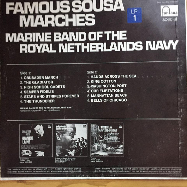 Album herunterladen Marine Band of the Royal Netherlands Navy - Famous Sousa Marches