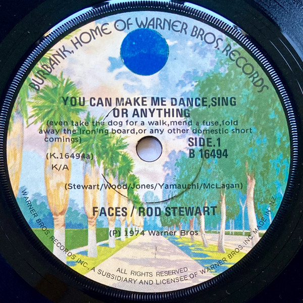 Faces – You Can Make Me Dance, Sing Or Anything (1974, Vinyl