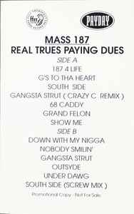 Mass 187 – Real Trues Paying Dues (1996, Cassette) - Discogs