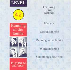 LEVEL 42 RUNNING IN THE FAMILY PLATINUM EDITION USED 1980'S POP ROCK UK CD ALBUM 