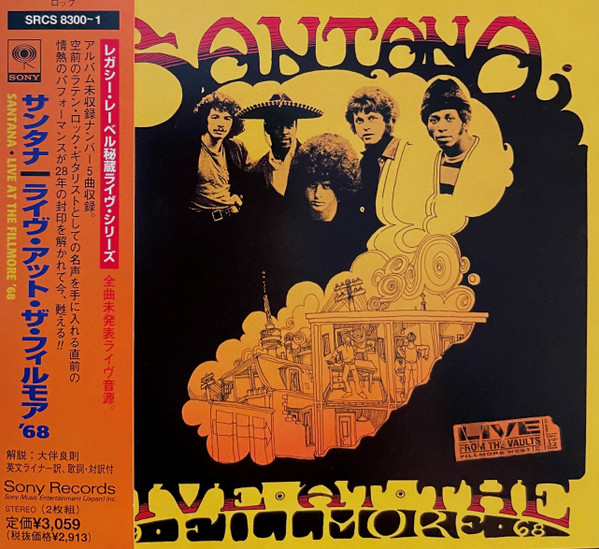 Santana – Live At The Fillmore '68 (CD) - Discogs