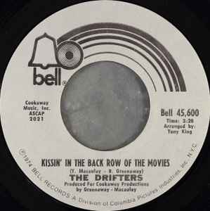 The Drifters Kissin In The Back Row Of The Movies 1974 Vinyl