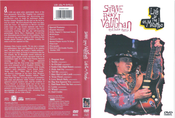descargar álbum Stevie Ray Vaughan And Double Trouble - Live At The El Mocambo