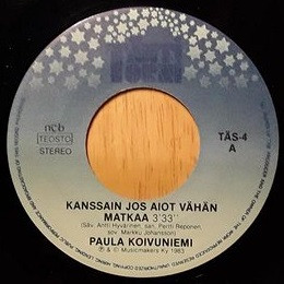 télécharger l'album Paula Koivuniemi - Kanssain Jos Aiot Vähän Matkaa Sinua Kosken
