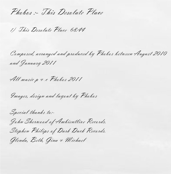 Album herunterladen Phobos - This Desolate Place