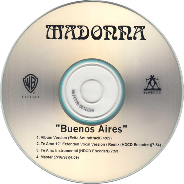 Madonna – Buenos Aires (1997, Vinyl) - Discogs