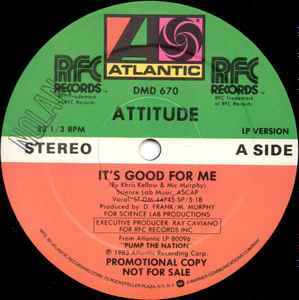 Attitude - It's Good For Me / Pump The Nation album cover