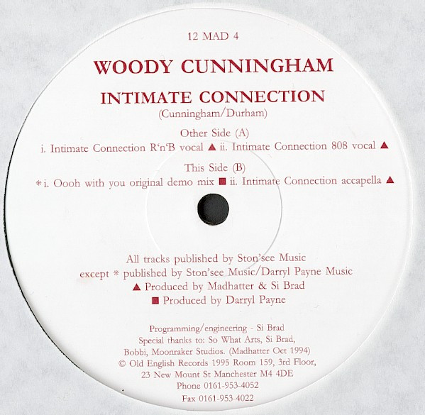 last ned album Woody Cunningham - Intimate Connection