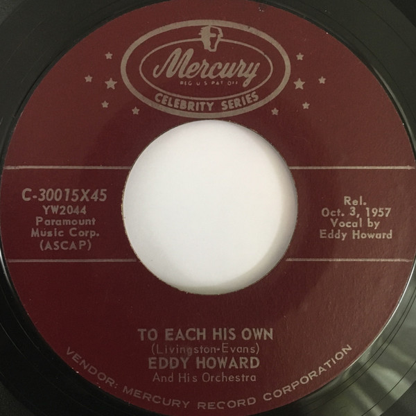 last ned album Eddy Howard And His Orchestra - Its No Sin