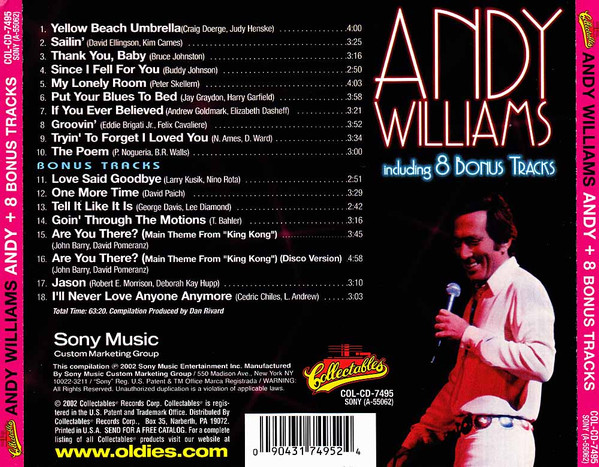 ladda ner album Andy Williams - Andy