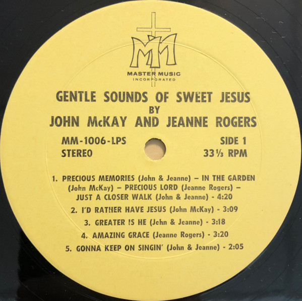 baixar álbum Download John McKay And Jeanne Rogers - Gentle Sounds Of Sweet Jesus album