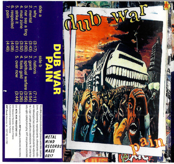 Dub War – Pain (1994, Cassette) - Discogs