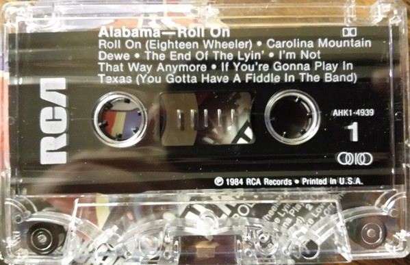 Alabama – Roll On (Cassette) - Discogs