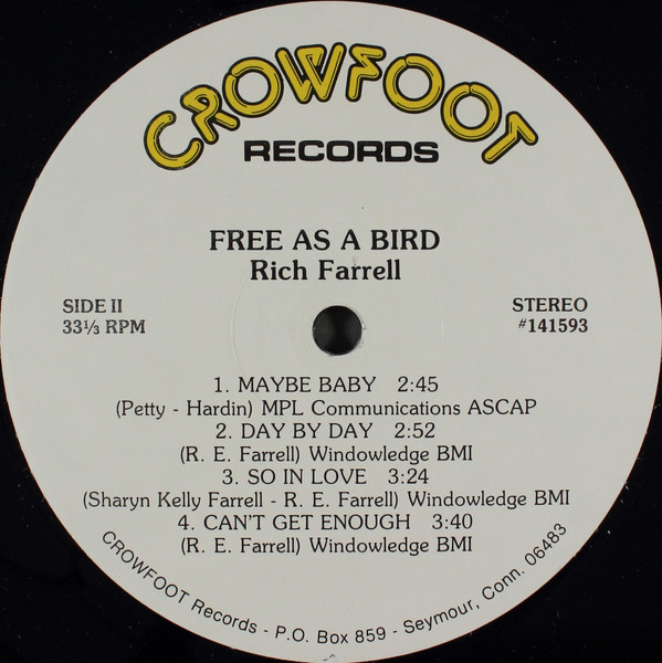 lataa albumi Rich Farrell - Free As A Bird