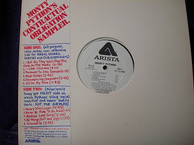 last ned album Monty Python - Monty Pythons Contractual Obligation Sampler