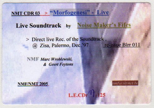 descargar álbum NoiseMaker's Fifes - Morfogenesi