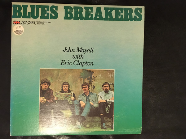 John Mayall With Eric Clapton – Blues Breakers (1977, Vinyl) - Discogs