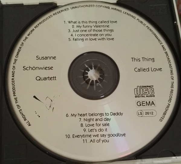 ladda ner album Susanne Schönwiese Quartett - This Thing Called Love