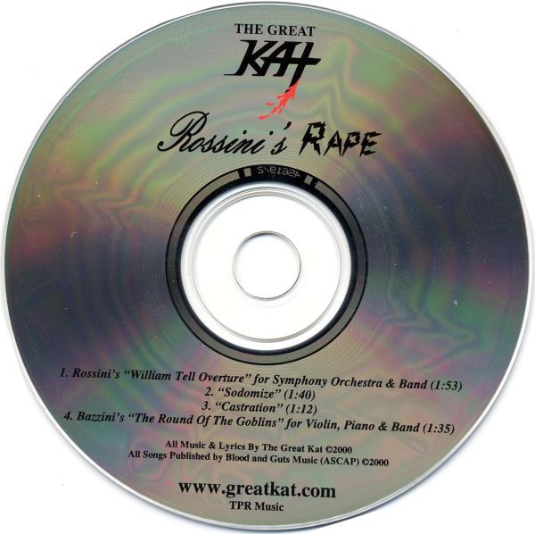 descargar álbum Download The Great Kat - Rossinis Rape album