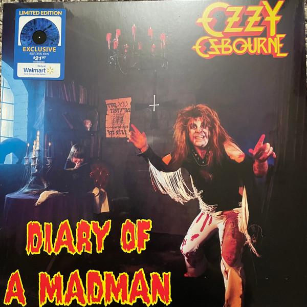 Ozzy Osbourne – Diary Of A Madman (2021, Blue Swirl, Vinyl 