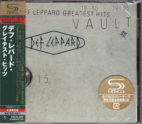 Def Leppard – Vault: Def Leppard Greatest Hits 1980-1995 (2008 ...