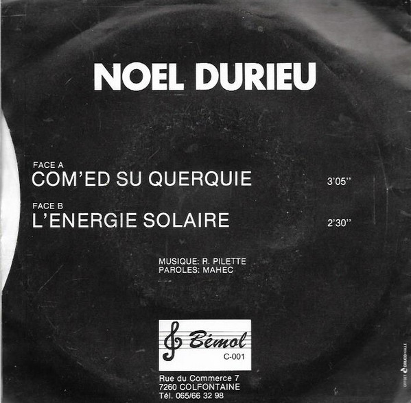 Album herunterladen Noel Durieu - Com Ed Su Querquie