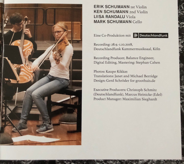 lataa albumi Schumann Quartett, Bach, Mozart, Medelssohn, Glass, Shostakovich, Webern, Janáček, Gershwin - Chiaroscuro