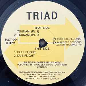 Triad (2) - Tsunami / Full Flight album cover