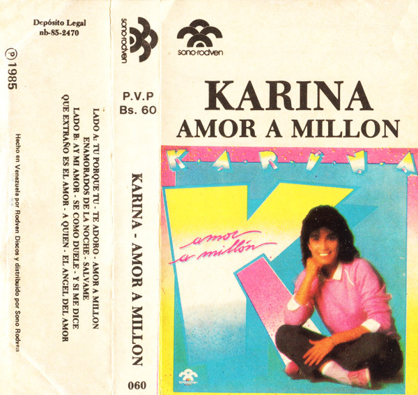 Karina – Amor A Millón (1985, Cassette) - Discogs