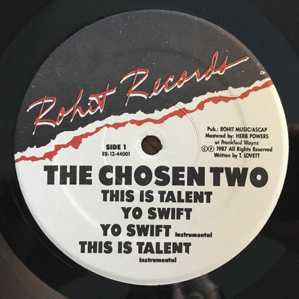 The Chosen Two – This Is Talent (1987, Vinyl) - Discogs