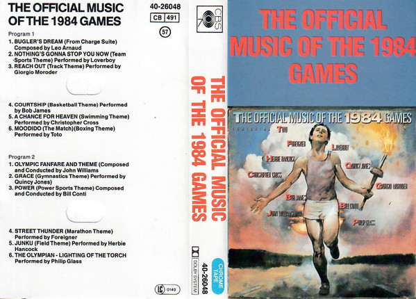 OLIMPIADAS DE 1984 LP As Músicas Oficiais dos Jogos de 1984