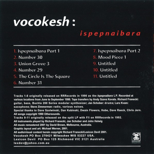 baixar álbum Vocokesh - Ispepnaibara