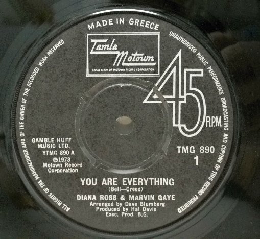 Diana Ross & Marvin Gaye – You Are Everything / Include Me In Your