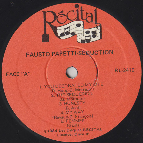 Fausto Papetti - Seduction | Récital (RL-2419) - 3