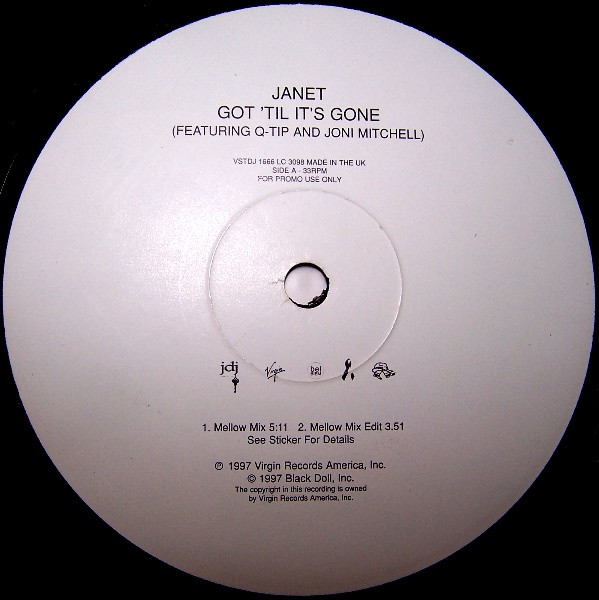 Janet – Got 'Til It's Gone (1997, Vinyl) - Discogs