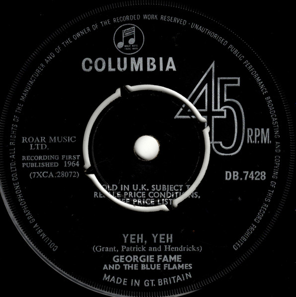 Georgie Fame And The Blue Flames – Yeah, Yeah (1964, Knockout 