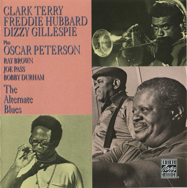 Clark Terry, Freddie Hubbard, Dizzy Gillespie, Oscar Peterson