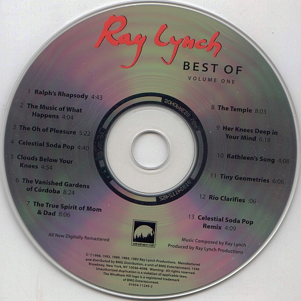 télécharger l'album Ray Lynch - Ray Lynch Best Of Volume One