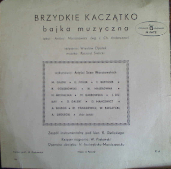 télécharger l'album Various - Brzydkie Kaczątko