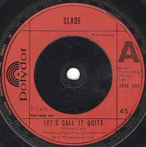 Slade – In For A Penny (1975, Picture Sleeve, Vinyl) - Discogs