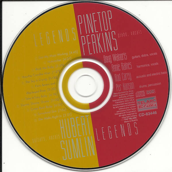 descargar álbum Pinetop Perkins Hubert Sumlin - Legends