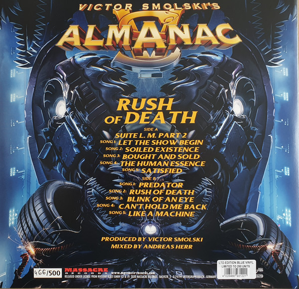 lataa albumi Victor Smolski's Almanac - Rush Of Death