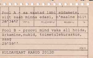 Kuldaveärt Karud - Sügis2011- Kevad2012 album cover