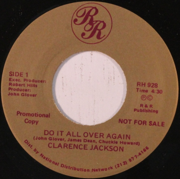 Clarence Jackson – Do It All Over Again (1984, Vinyl) - Discogs